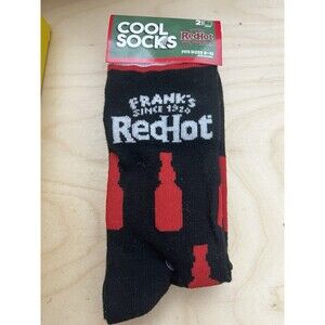 Franks Red Hot Hot Sauce Socks Unisex Adult 2 Pair Cool Socks New Set